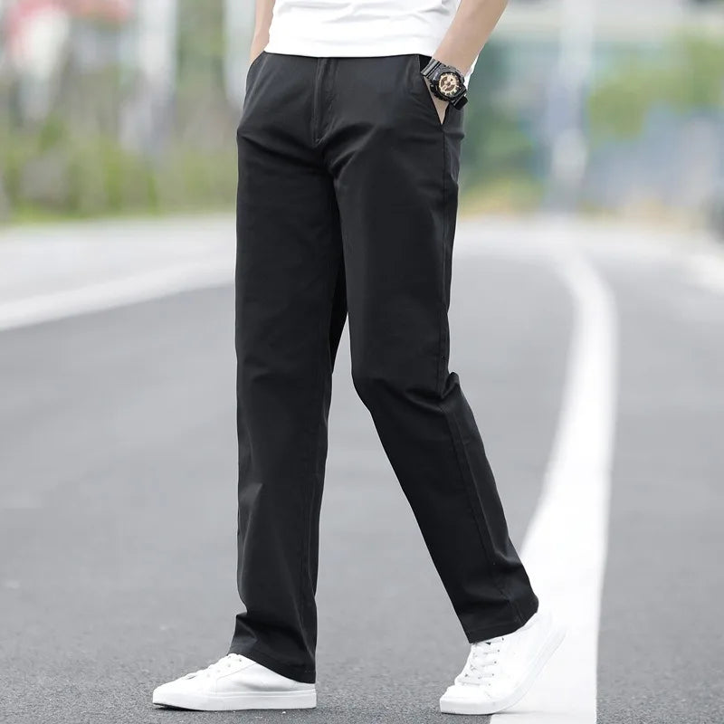 Plus‑Size Summer Chino Pants