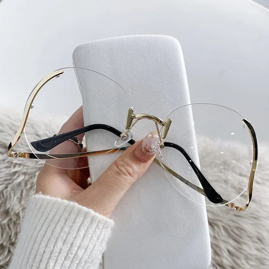 Outdoor Big Frame Round Sunglasses Women Men Geometric Cool Sun Glasses Mirror Metal Colors Designer Brand Fashion