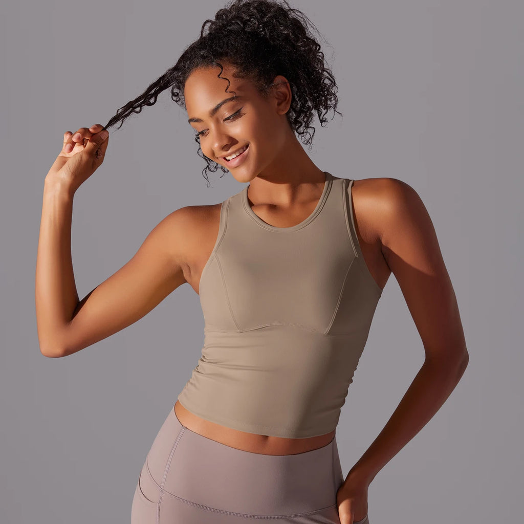 Sport Bra Women Yoga Vest Sports Underwear Women Shockproof Sagging Resistant Yoga Vest Fitness Bra Integrated Professional Runn