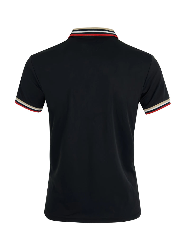 Men’s Summer Cotton Polo Shirt – Breathable Solid/Striped Short‑Sleeve Business‑Casual Top