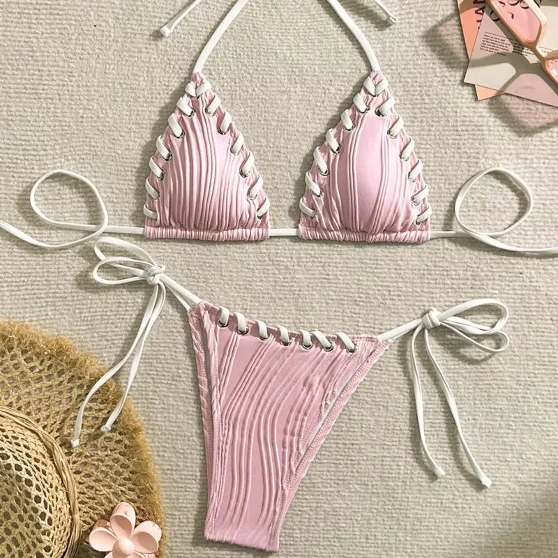Push‑Up Brazilian Bikini Set