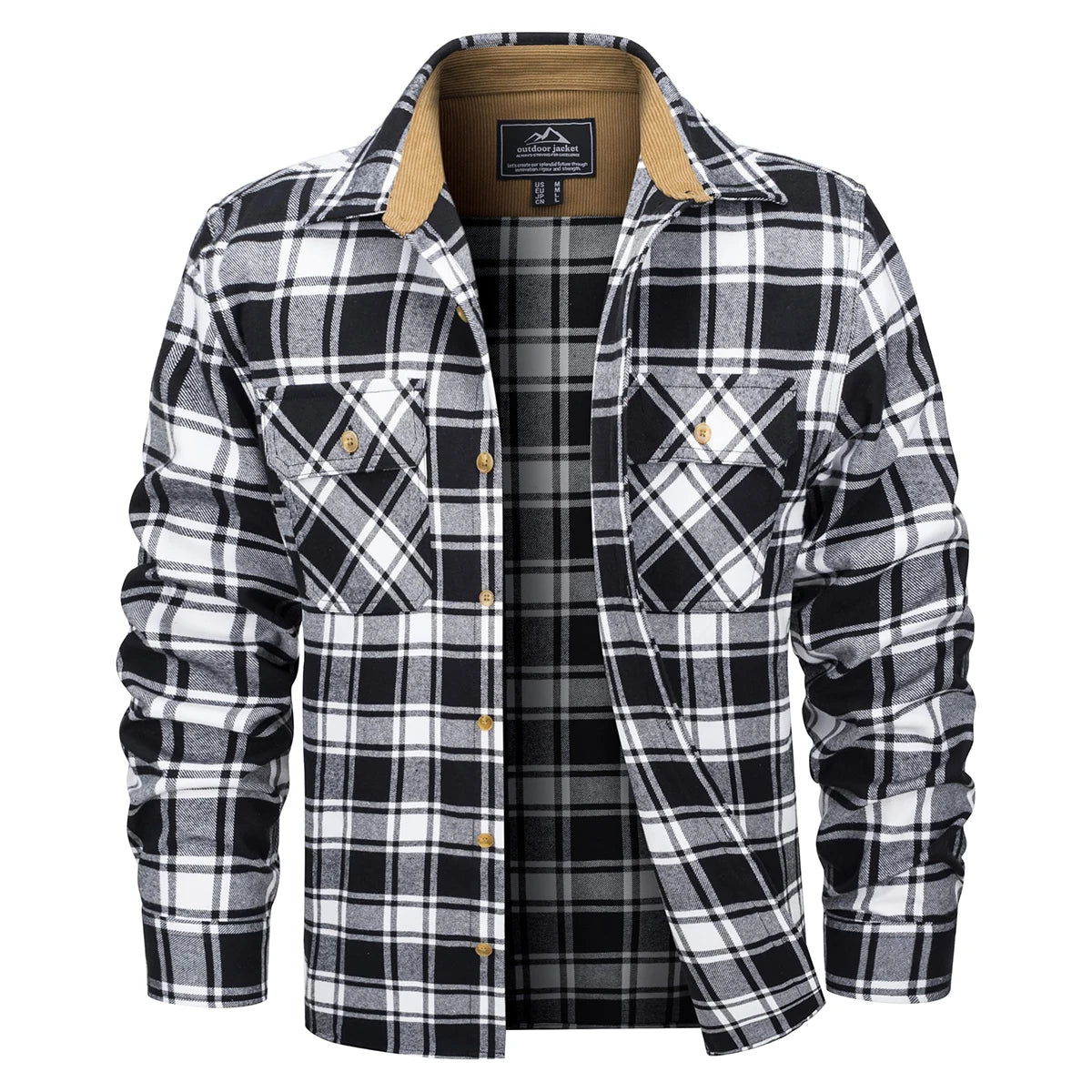 MAGCOMSEN Men’s Flannel Shirt