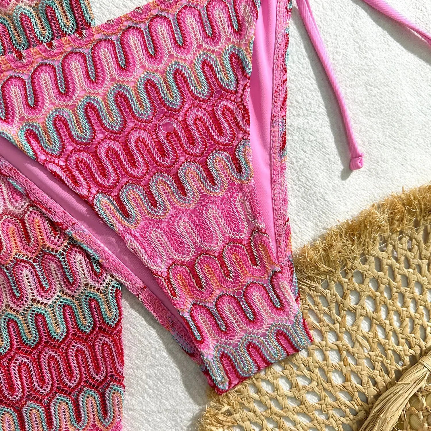 Three‑Piece Brazilian Bikini Set