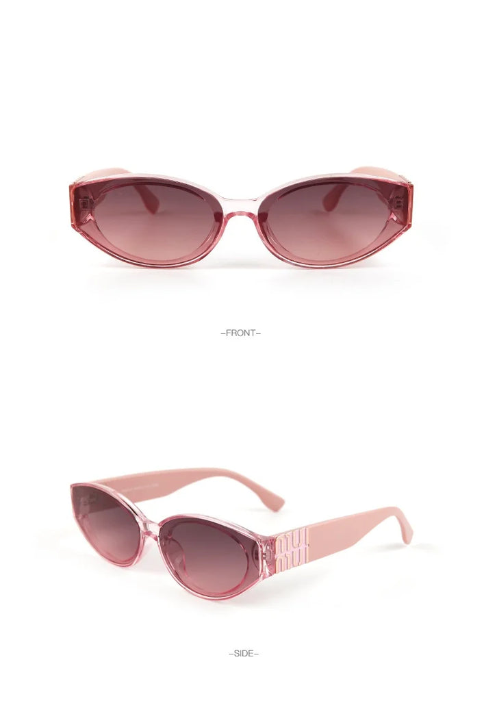 Glamour Fashion Luxury Oval Sunglasses