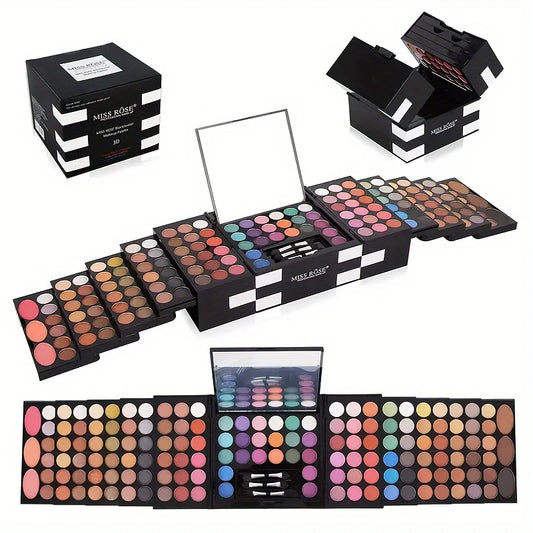 142‑Color Eyeshadow Palette with Blush & Eyebrow Powder – Professional Makeup Artist Full‑Face Kit