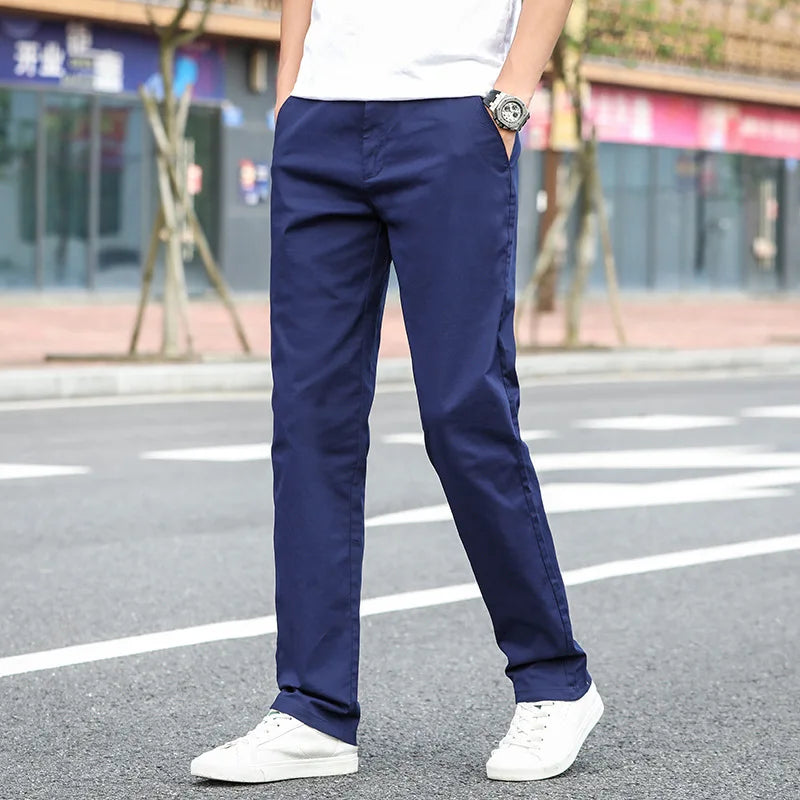 Plus‑Size Summer Chino Pants