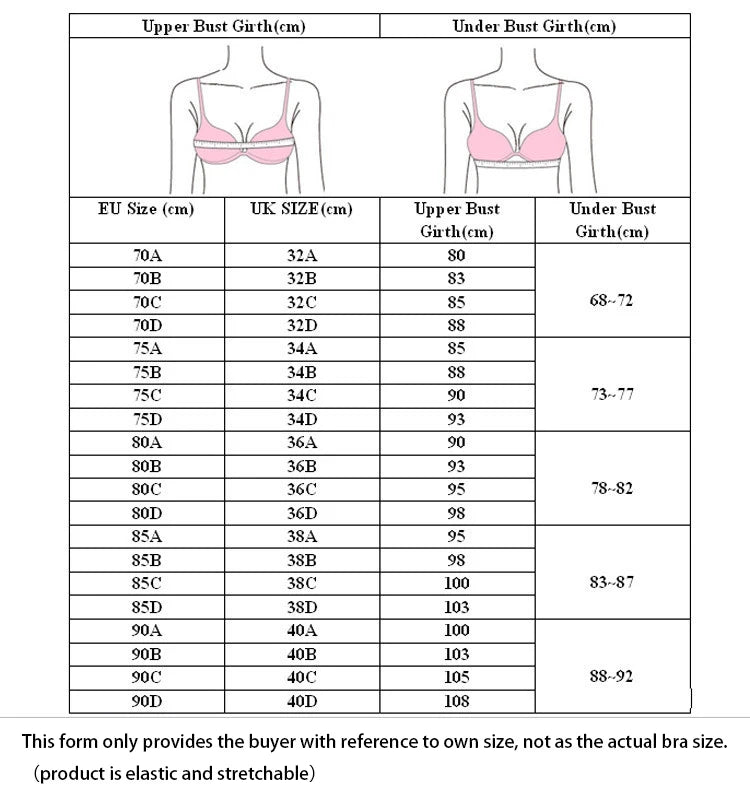Big Size 70-85 BCD 2025 New Embroidery Deep-V Neck Lingerie For Women Sexy Underwear Thin Thicken Push Up Female Bra Pants Sets