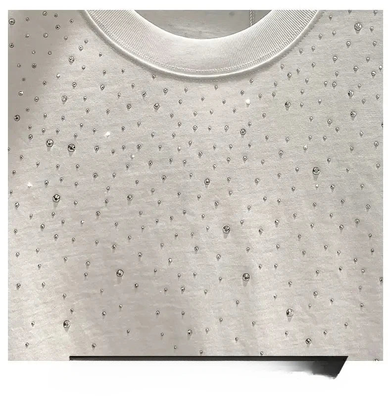 Men’s Rhinestone Rivet T‑Shirt