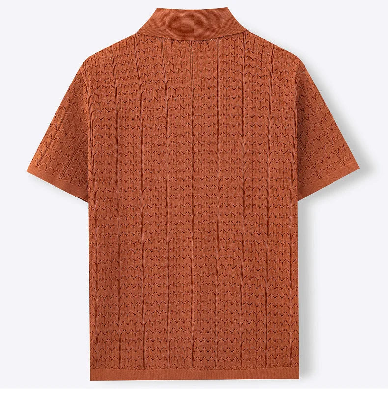 Luxury Knitted Polo Shirt