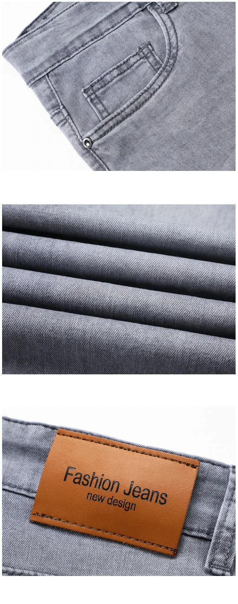 Summer Stretch Gray Jeans