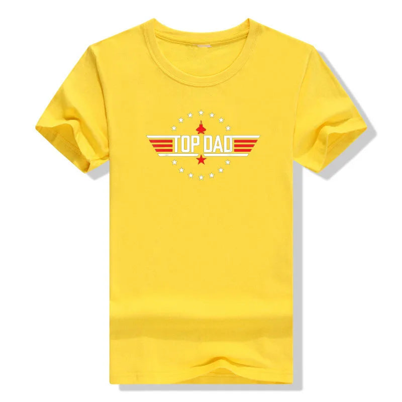 Top Dad Father’s Day T‑Shirt – Custom Men’s Graphic Tee for Christmas & Birthday Gifts