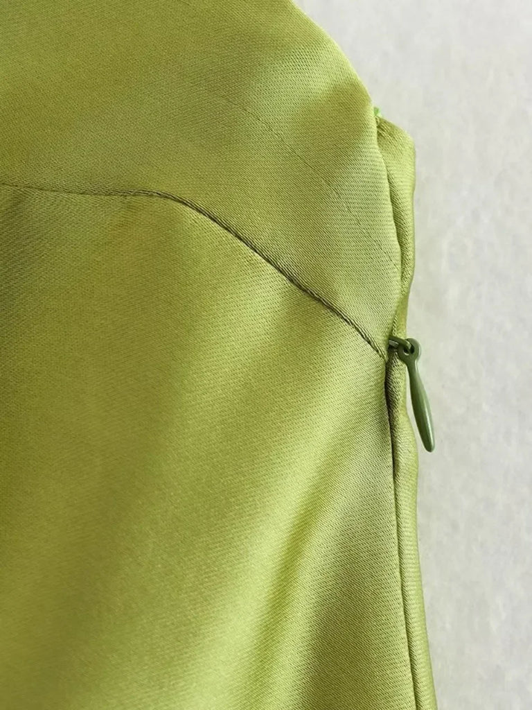 New Spring Summer Women's Maxi Dress Satin Feeling Sleeveless Dress Fashion Style Banquet Sexy Dresses Evening Female Clothing
