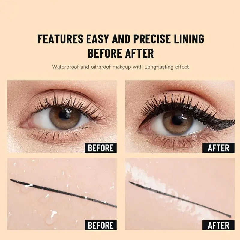 Waterproof Black Eyeliner Pencil Set – Smudge‑Proof, Long‑Lasting & Perfect for Beginners (3pcs / 5pcs)