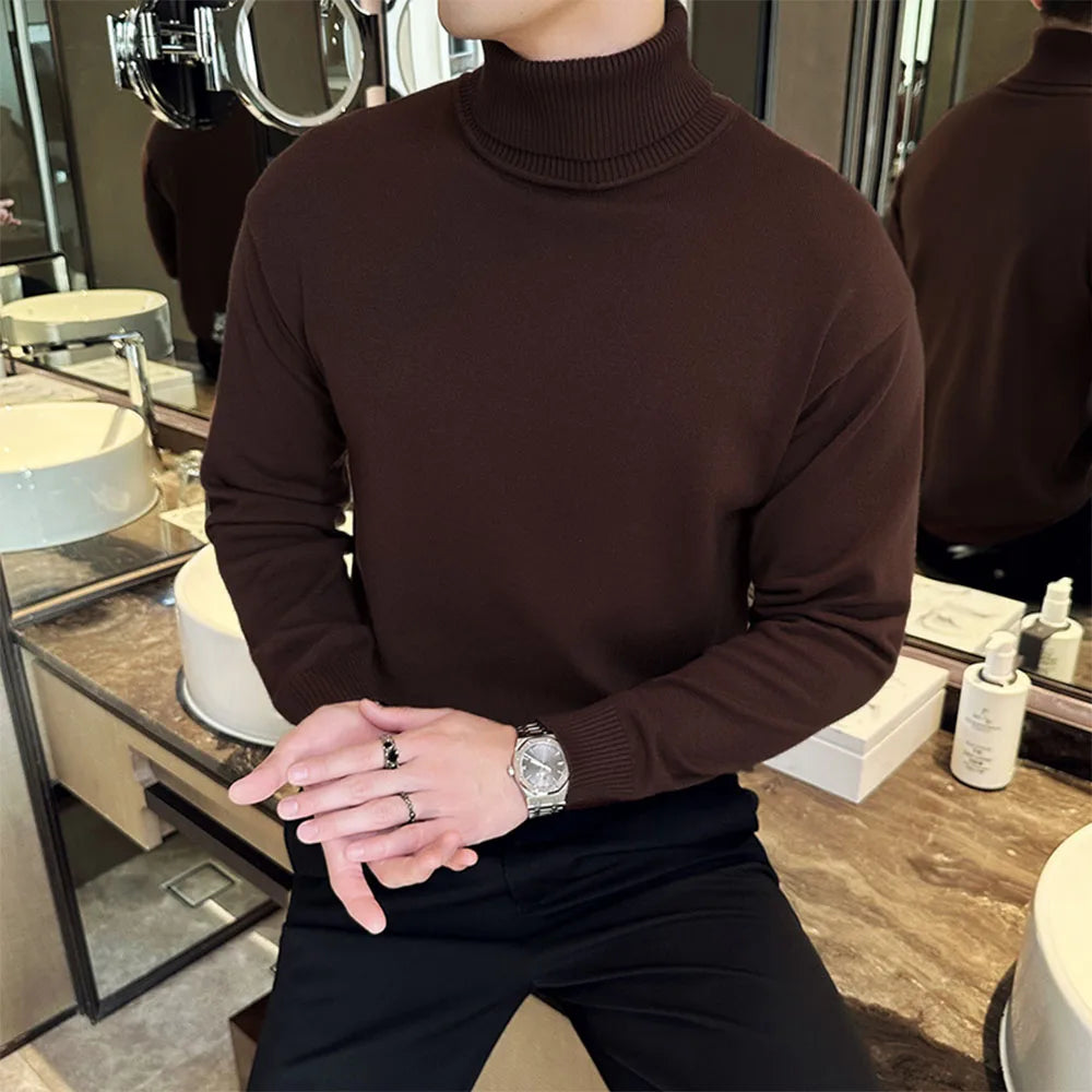 Fleece Turtleneck Sweater