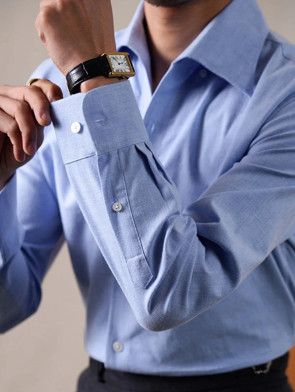 100% Cotton Blend Business Formal Men Shirts Italian Style One-Piece Collar Long Sleeve Shirt Men 2026 Casual Camiseta Masculina