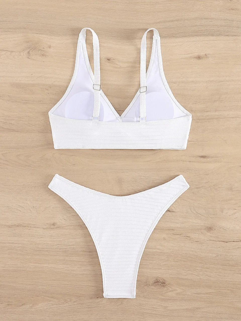 White Triangle Bikini