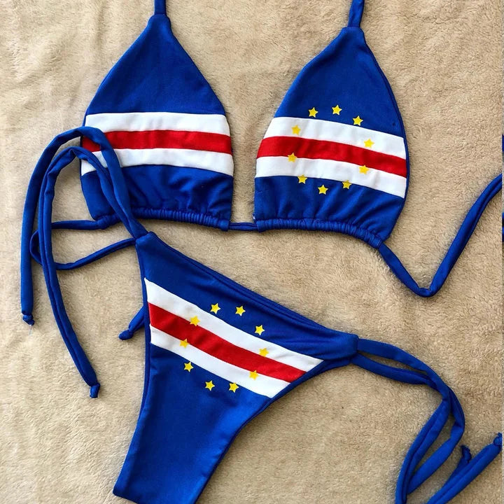 Y2K Retro 2000s Bikini Set