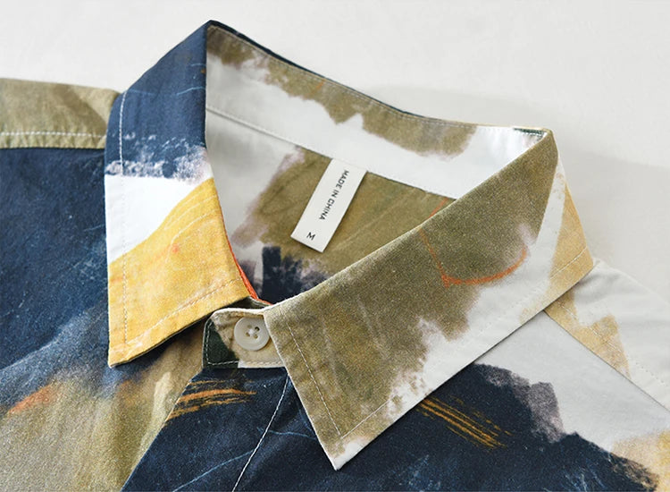 Tie‑Dye Casual Shirt