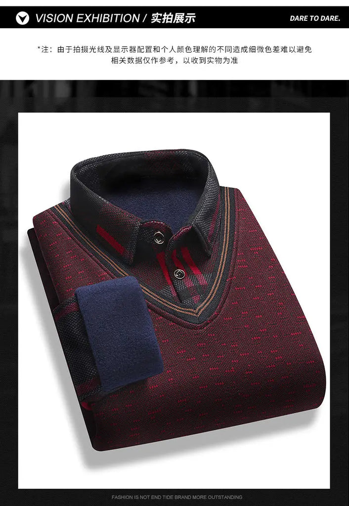 Two‑Piece Polo Neck Sweater