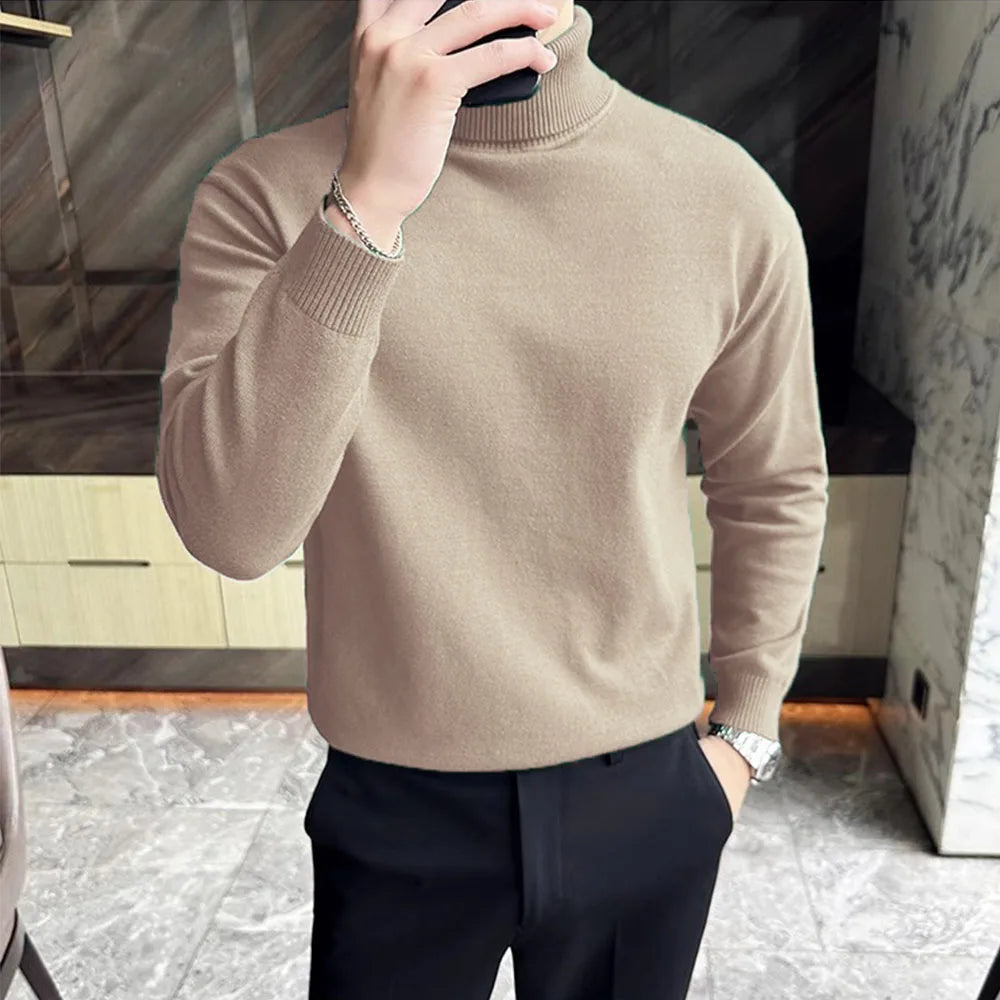 Fleece Turtleneck Sweater