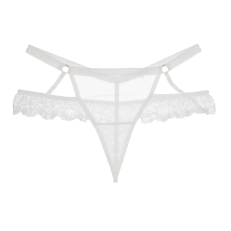 Seamless Lace Hollow‑Out G‑String