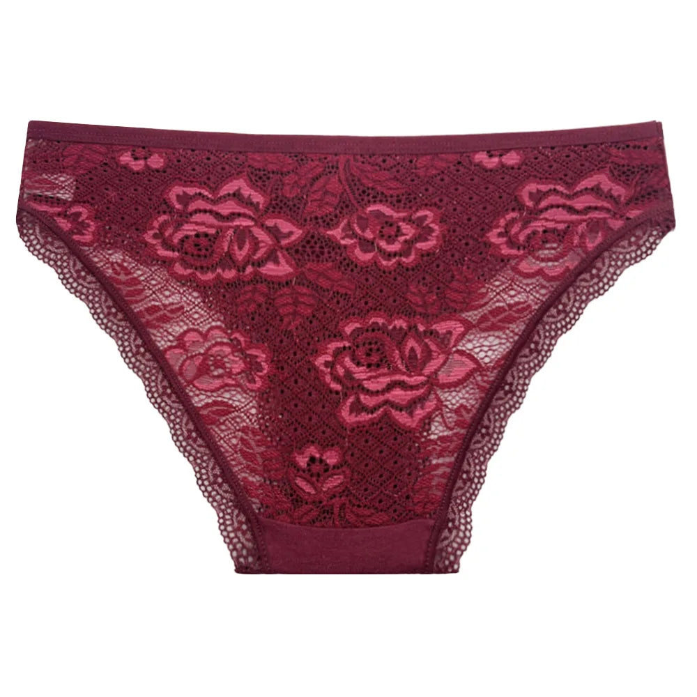 5‑Pack Lace Floral Panties