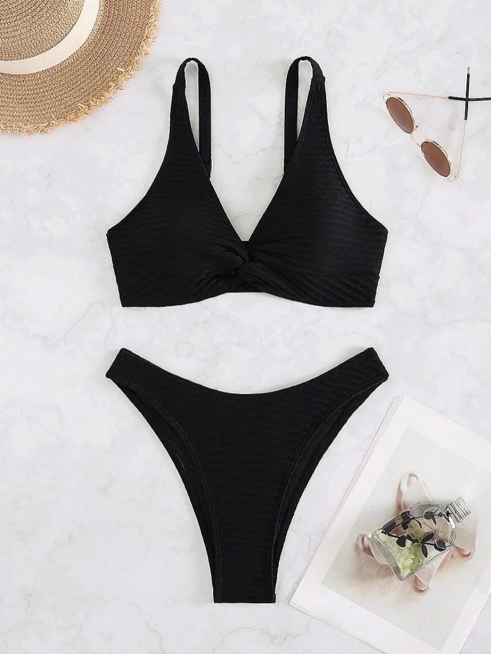 White Triangle Bikini