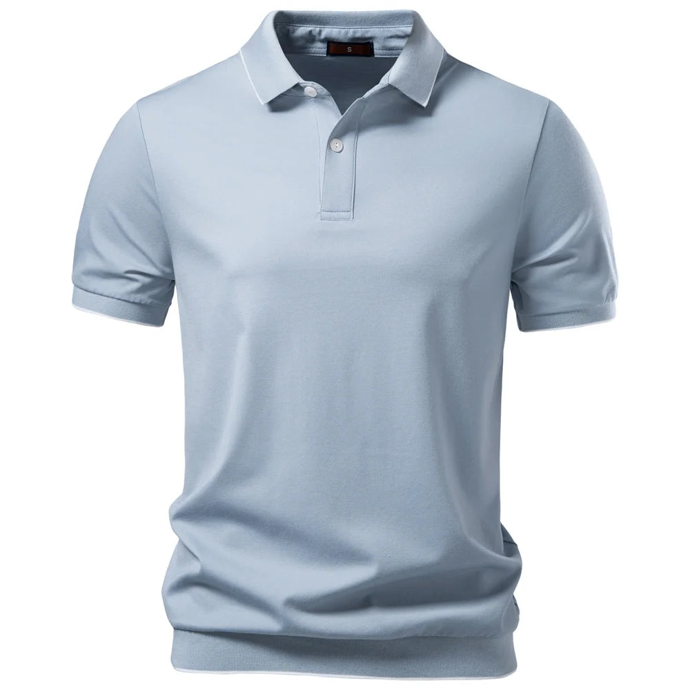AIOPESON Old Money Polo Shirt for Men