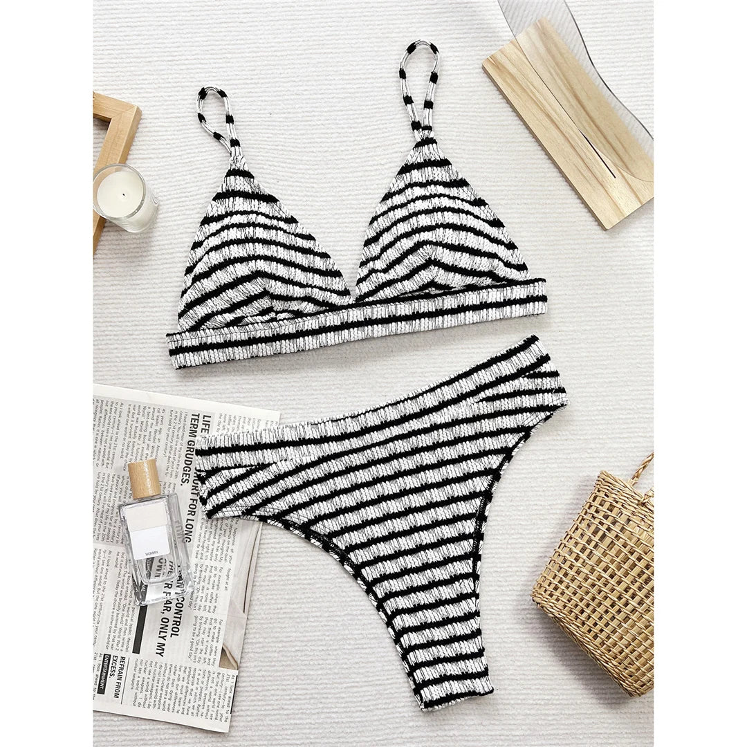 High‑Waist Bikini Set