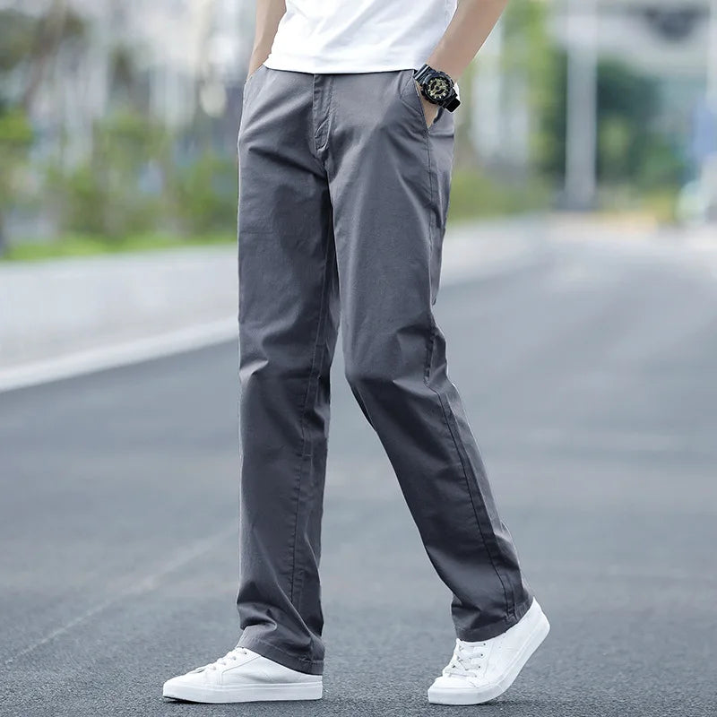 Plus‑Size Summer Chino Pants