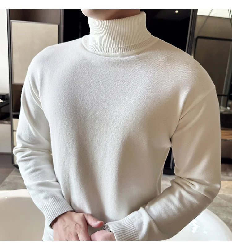 Fleece Turtleneck Sweater