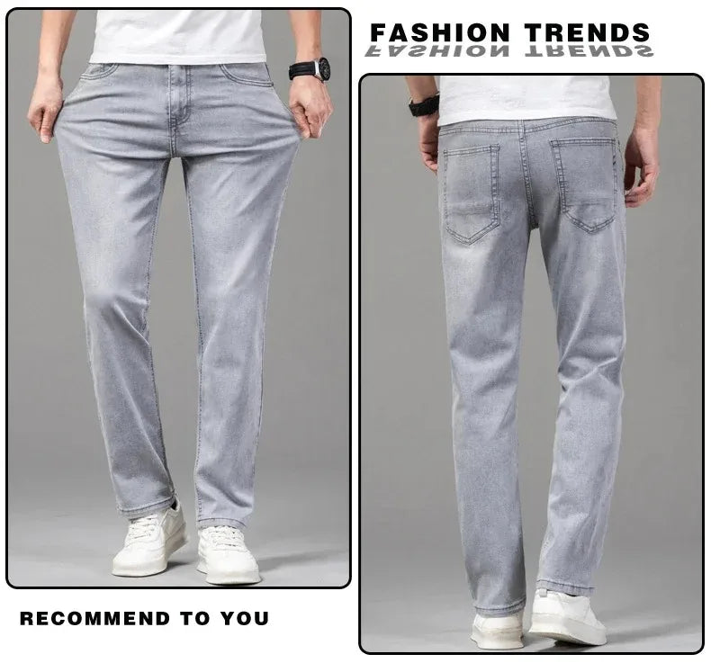 Summer Stretch Gray Jeans