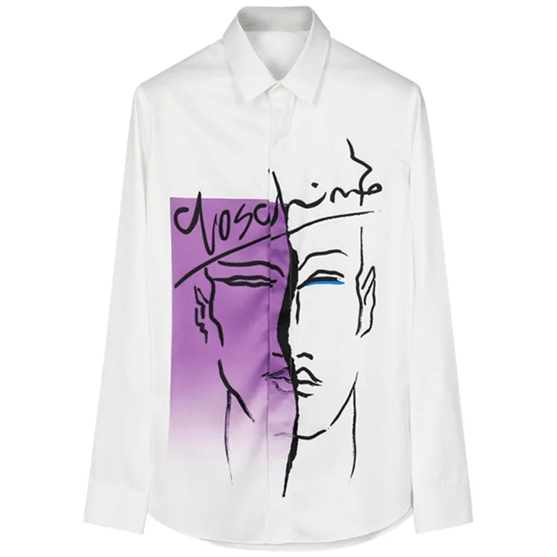 Slim‑Fit Silk Dress Shirt