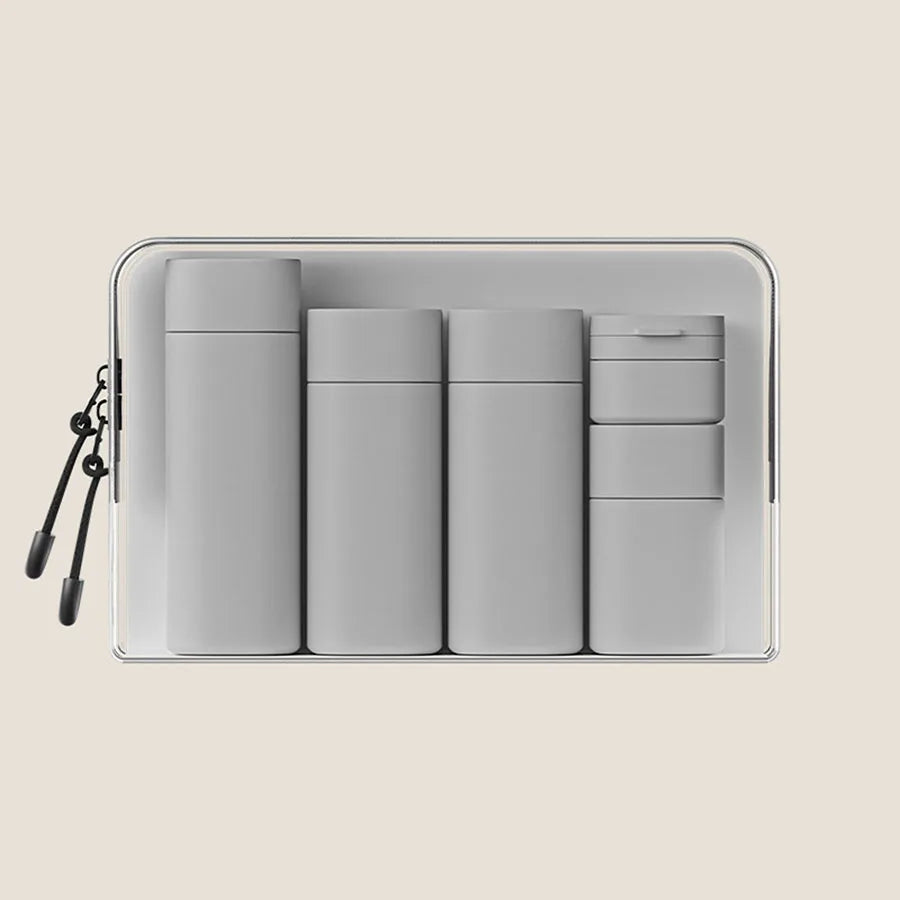 Portable Hydrating Makeup Dispensing Bottles – Refillable Squeeze Containers for Travel Lotions, Shampoos & Skincare