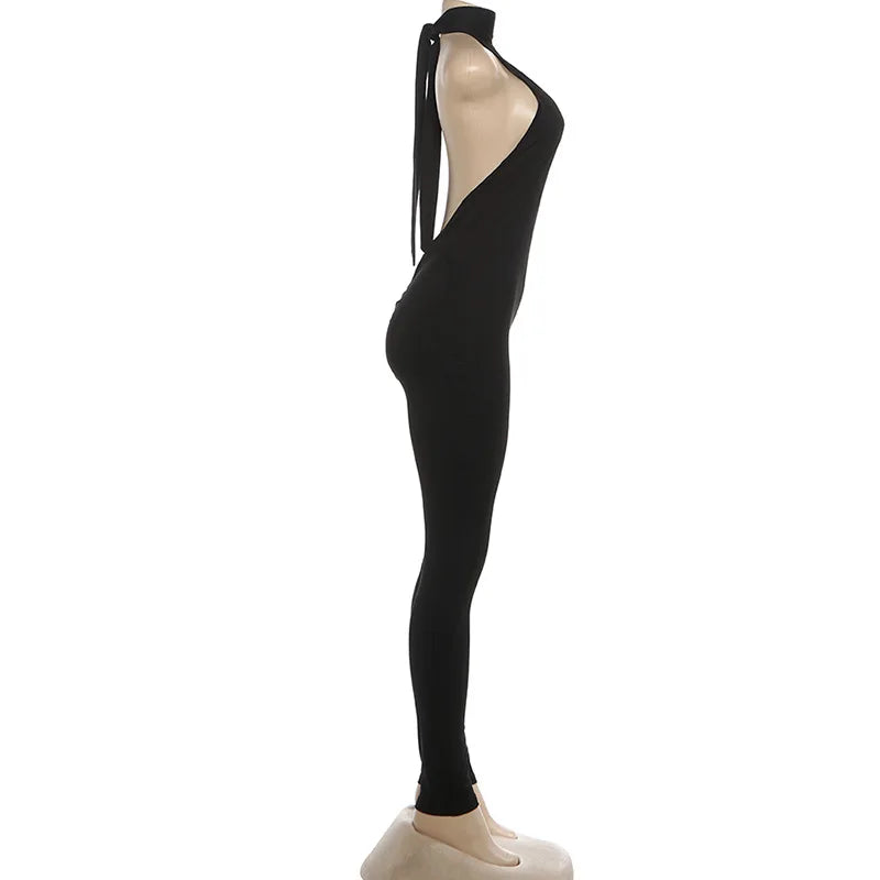 Women’s Sexy Skinny Bandage Jumpsuit