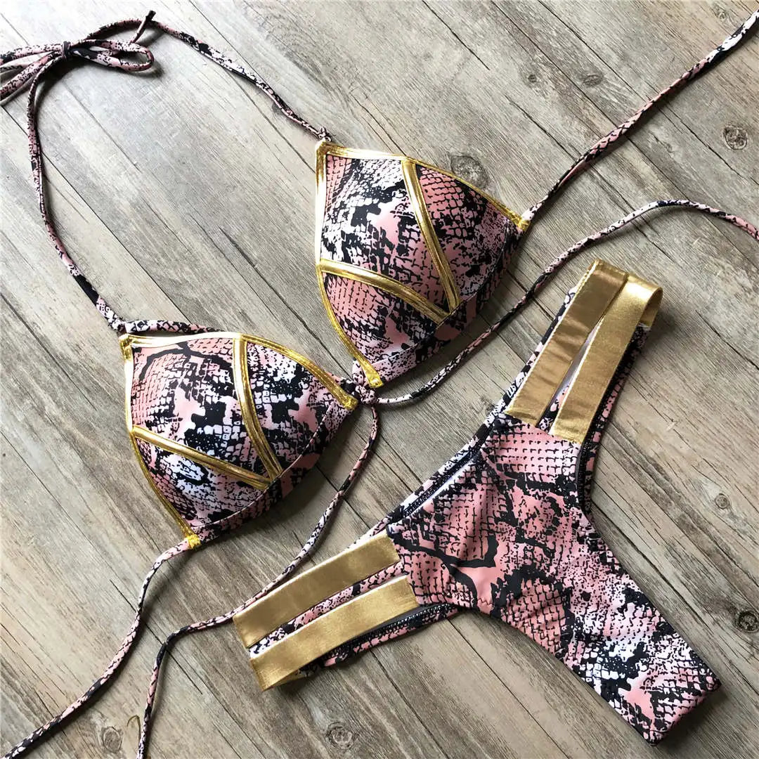 Push‑Up Bikini Set