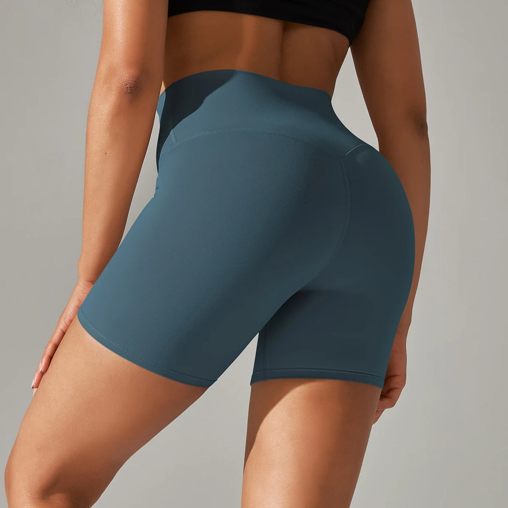 Seamless High Waist Yoga Shorts for Women