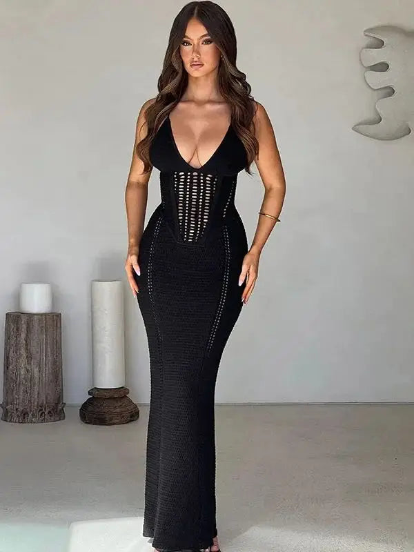 Sexy Cover Up Bikini Women Swimsuit Cover-up Beach Bathing Suit Beach Wear Knitting Swimwear Mesh Beach Dress Tunic Robe