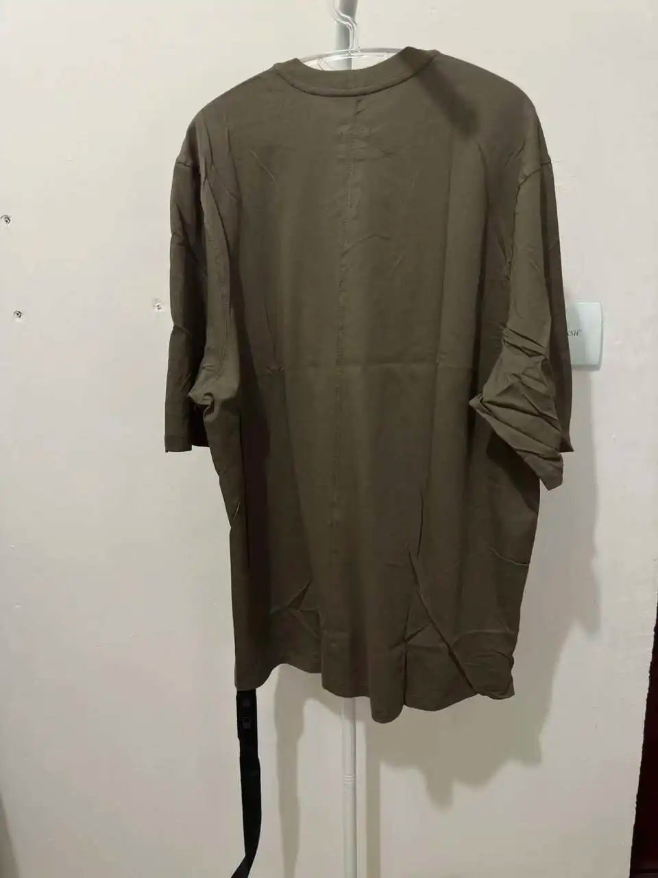 HKSH Spring Summer New Men's Tide Streetwear Cotton Solid Color Loose RO Style Short Sleeves Large Tees Chic Dark T-shirt HK2008