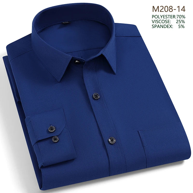 Non‑Iron Long‑Sleeve Dress Shirt