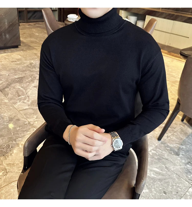 Fleece Turtleneck Sweater