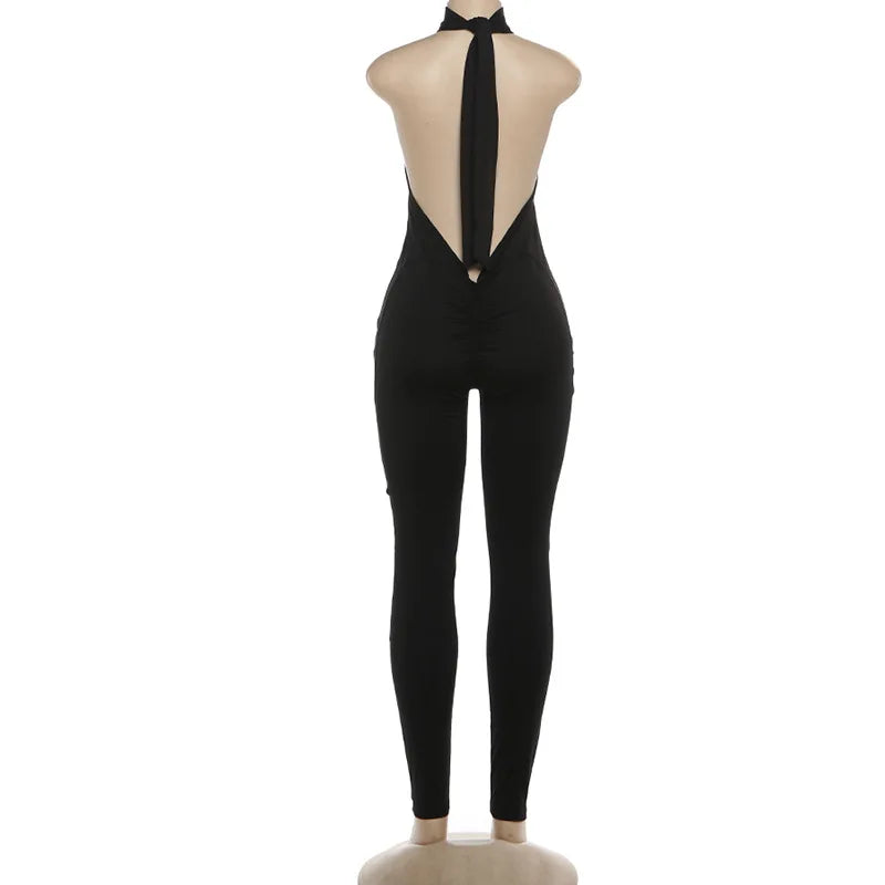 Women’s Sexy Skinny Bandage Jumpsuit