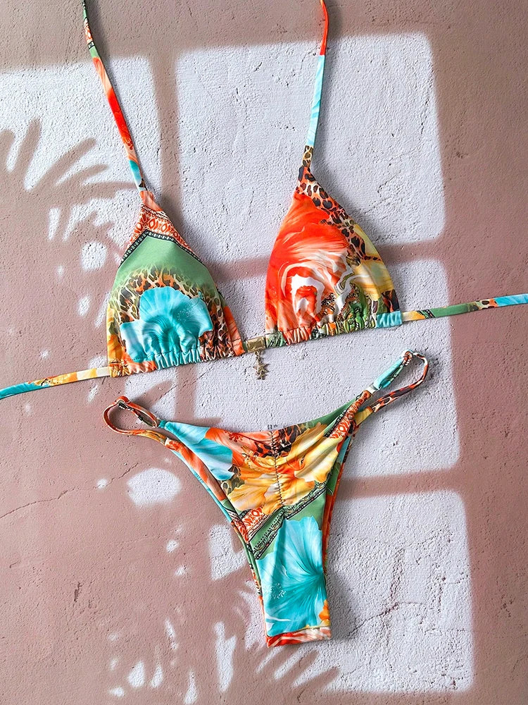Leopard Micro Bikini Set