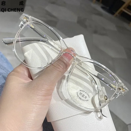 Women Myopia Glasses Anti-blue Light Clear Eyeglasses Transparent Computer Glasses Prescription Shortsighted Gafas De Lectura