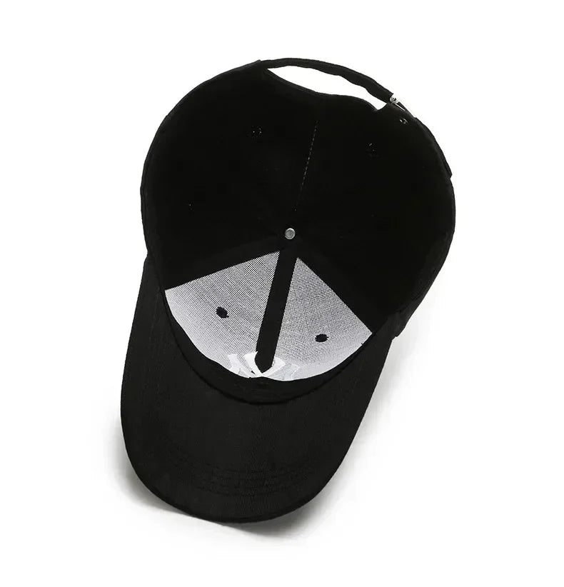 Trendy Embroidered Letter Baseball Cap Korean Fashion Summer Sun Hat Adjustable for Women Men Outdoor Casual Wear