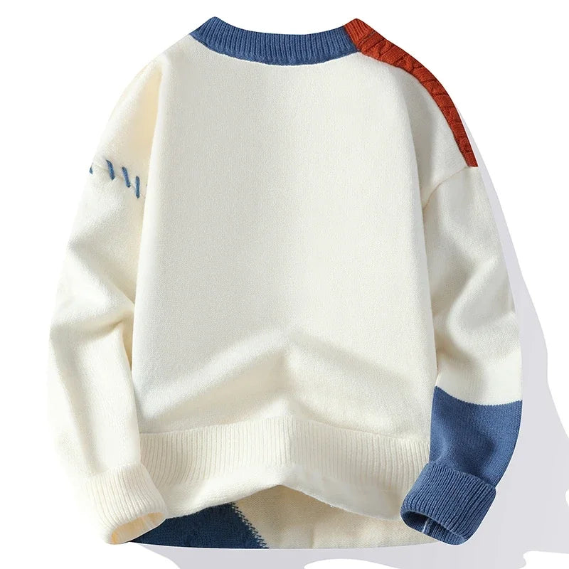 Patchwork High‑Street Sweater