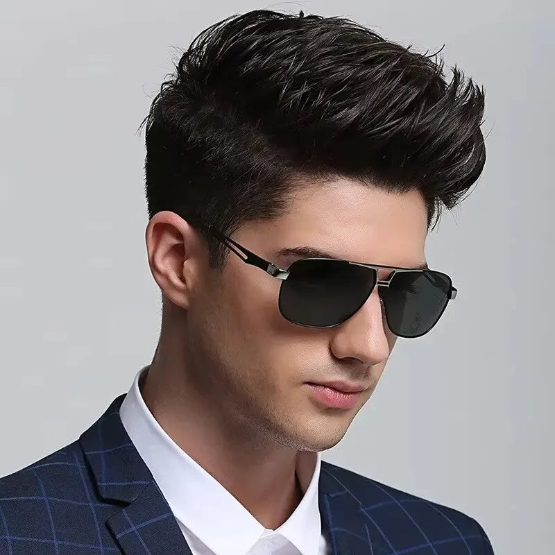 CRIXALIS Pilot Polarized Sunglasses Men Outdoor Sport Fishing Sun Glasses Male Fashion Anti Glare Driving Shades UV Protection