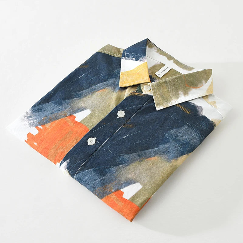 Tie‑Dye Casual Shirt
