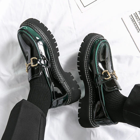 Men's Leather Shoes Casual Heightened Business Shoes Ultra-Light Comfortable Fashion Sports Heightening Leather Shoes KN-WJZ-336