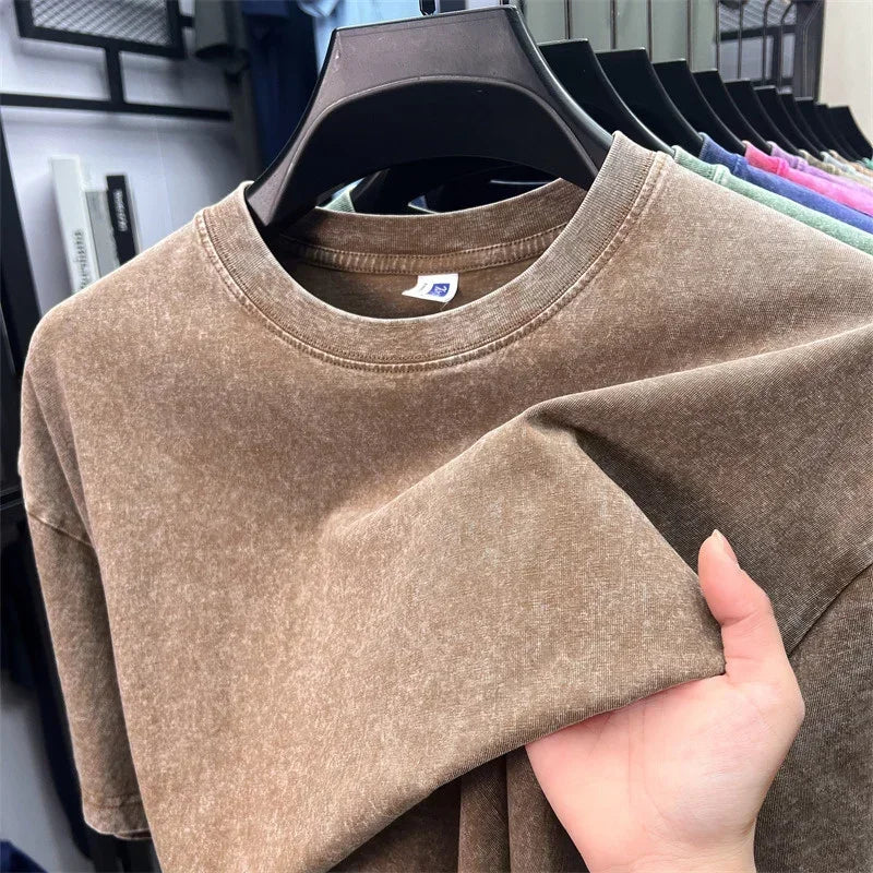 230G Heavy Cotton Vintage Washed T‑Shirt